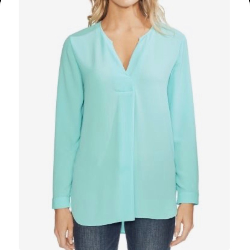 Flowy blue Vince Camuto top